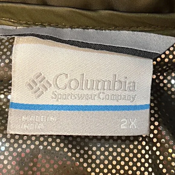 Columbia Powder Lite Insulated Puffer Vest Omni-Heat Thermal Full Zip Jacket 2X - Picture 10 of 12